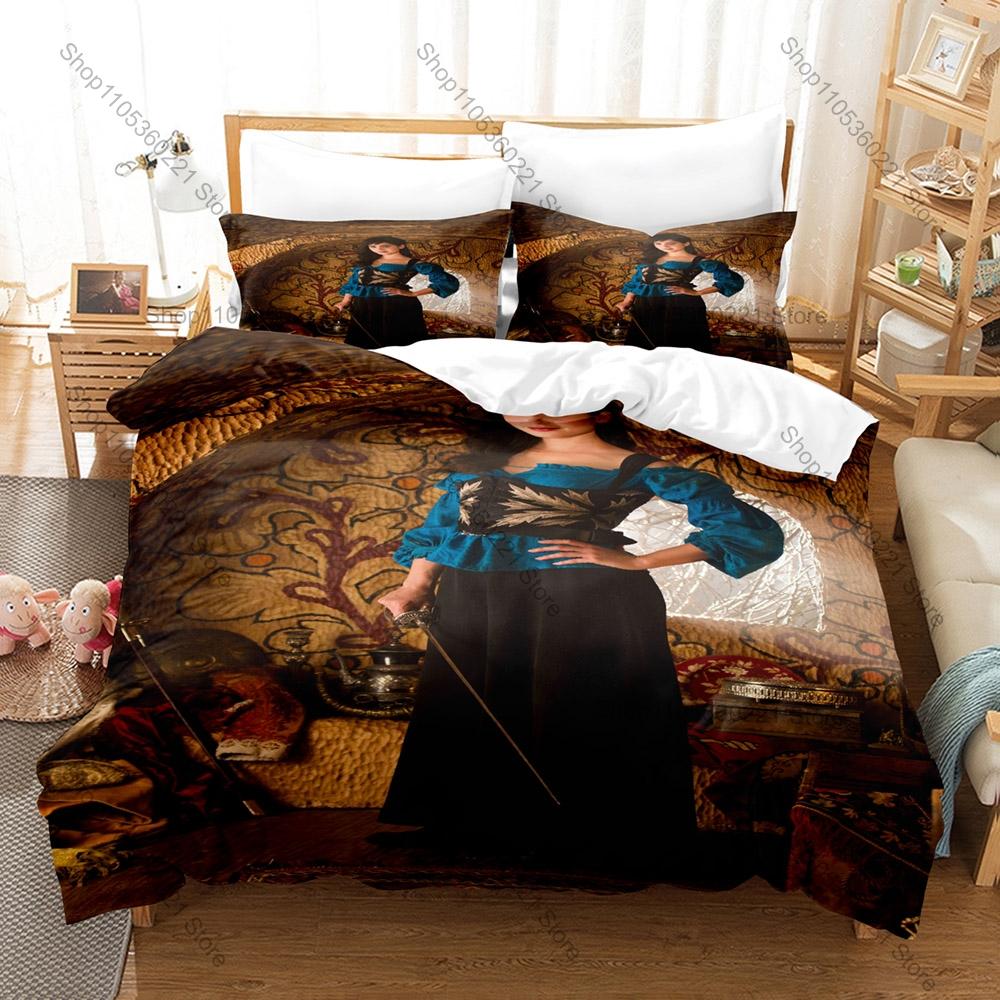 Vintage Mirror Mirror Movie Poster Duvet Cover Set 1 Quilt Cover 2 Pillowcases For Film Lovers