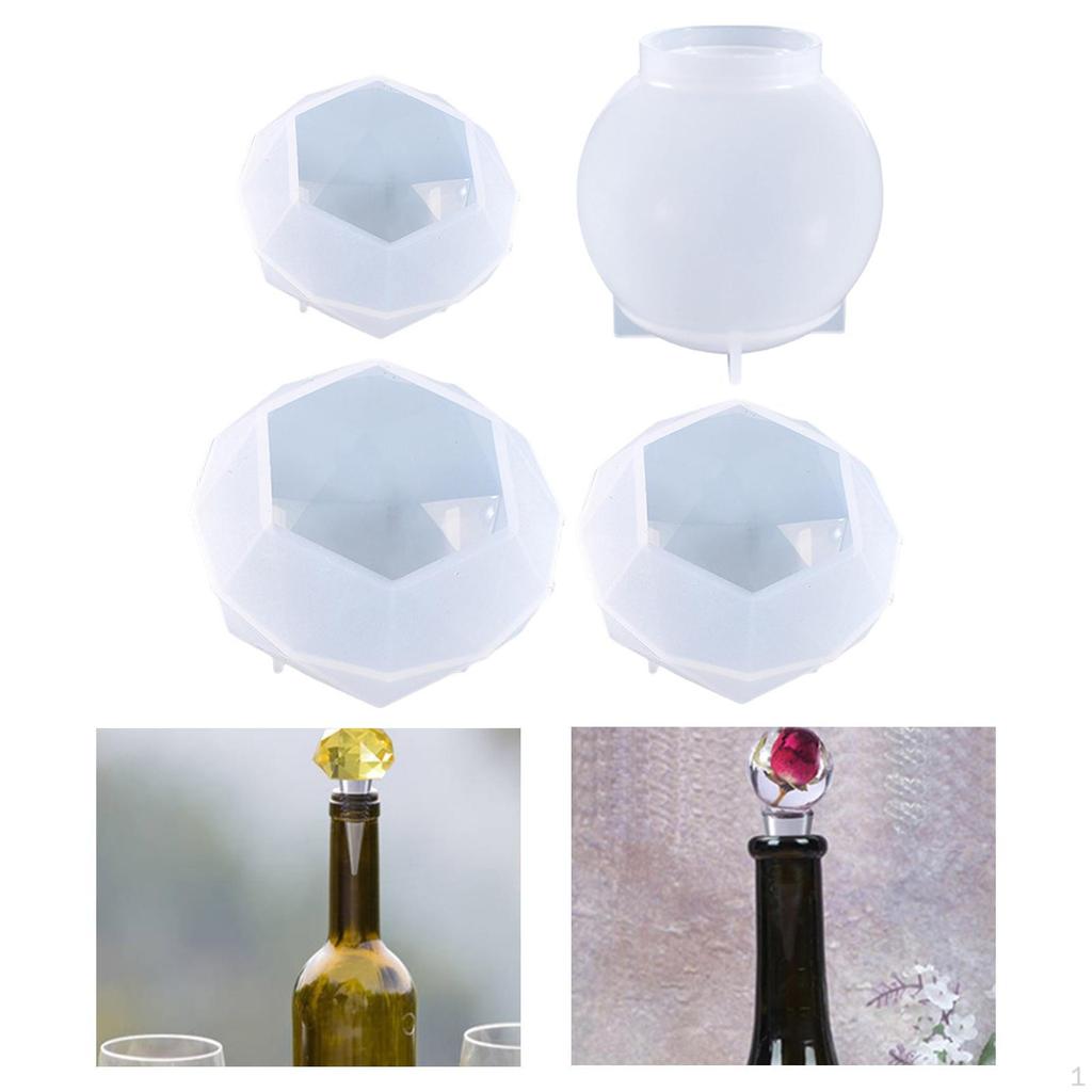 Bottle Stopper Silicone Crystal Epoxy Resin Casting Crafts Art Handmade Projects Supplies DIY