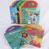Cross-Border DIY Children's Sticker Activity Book - Early Education & Focus Training with Removable, Reusable Stickers
