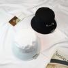 Versatile Iron Ring Pin Basin Hat Harajuku Foldable Sunscreen Sunshade Travel Fisherman Hat Men and Women Tide Spring and Summer