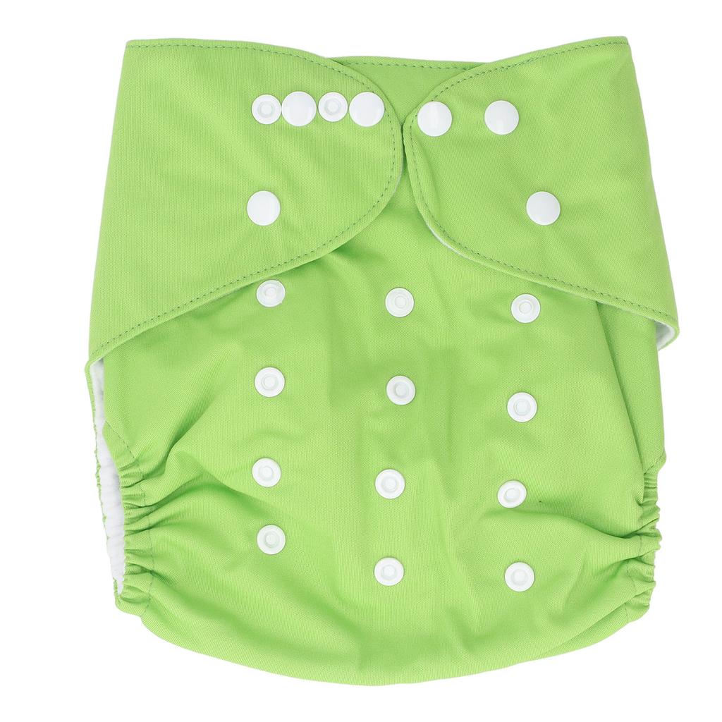 Baby Stoffwindel Bequem Atmungsaktiv Wasserdicht Doppelter Druckknopf Auslaufsicher Elastische Windel
