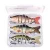 Set of 3 Artificial Baits Kit 10cm 17g Sinking Swimbait Crankbaits Premium Wobbler Lures for Pike Fishing