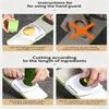 Blade Multi-Functional Vegetable Slicer With Slide-On Hand Guard - Vegetable Slicer, Potato/Onion/Garlic Slicer, Kitchen Grater