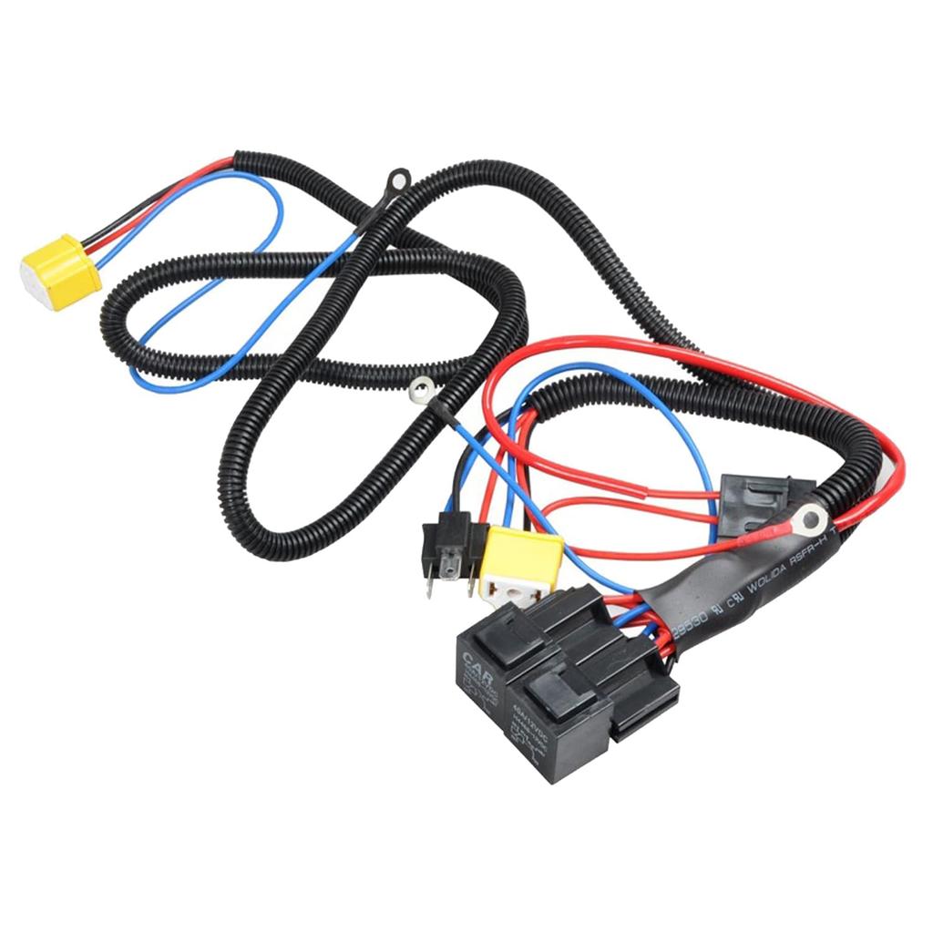 Zmart H4 Halogen Relay Harness System for Old Car HID Stability Plus Control