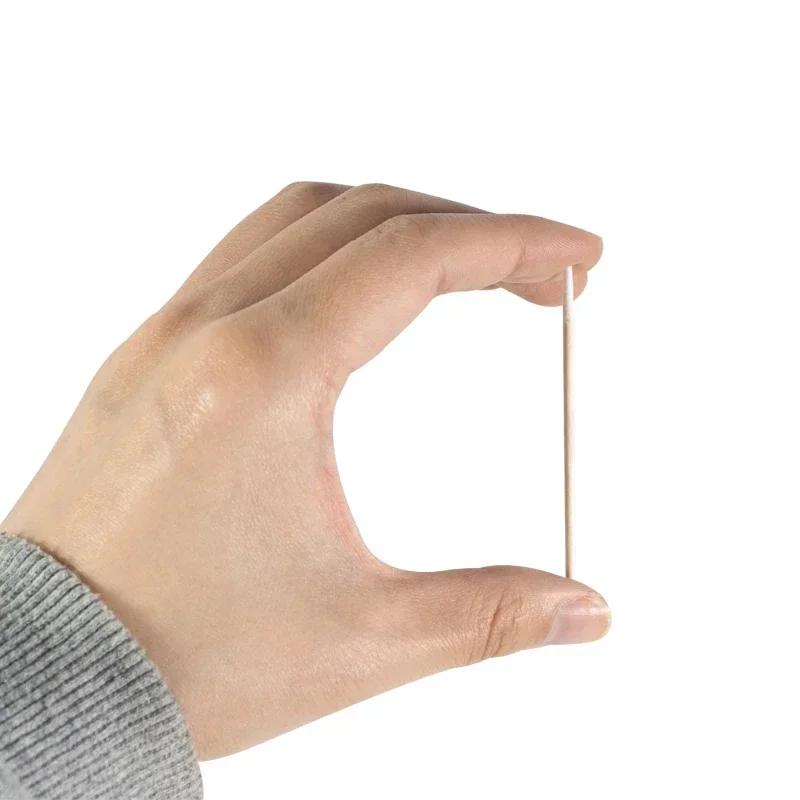 60/100/200/300Pcs Nails Wood Swab Clean Sticks Bud Tip Wooden Cotton Head Manicure Detail Corrector Nail Polish Remover Art Tool