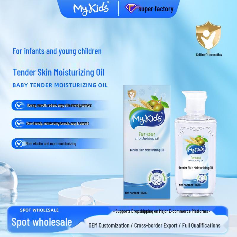 MyKids Infant Tender Skin Moisturizing Oil - Non-Greasy Skincare and Massage Oil for Babies.