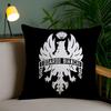Luxury B-Bianchi Logo Cushion Cover Plush Fabric Soft Double-Sided Printed Invisible Zipper Sofa Pillow Case Home Decor