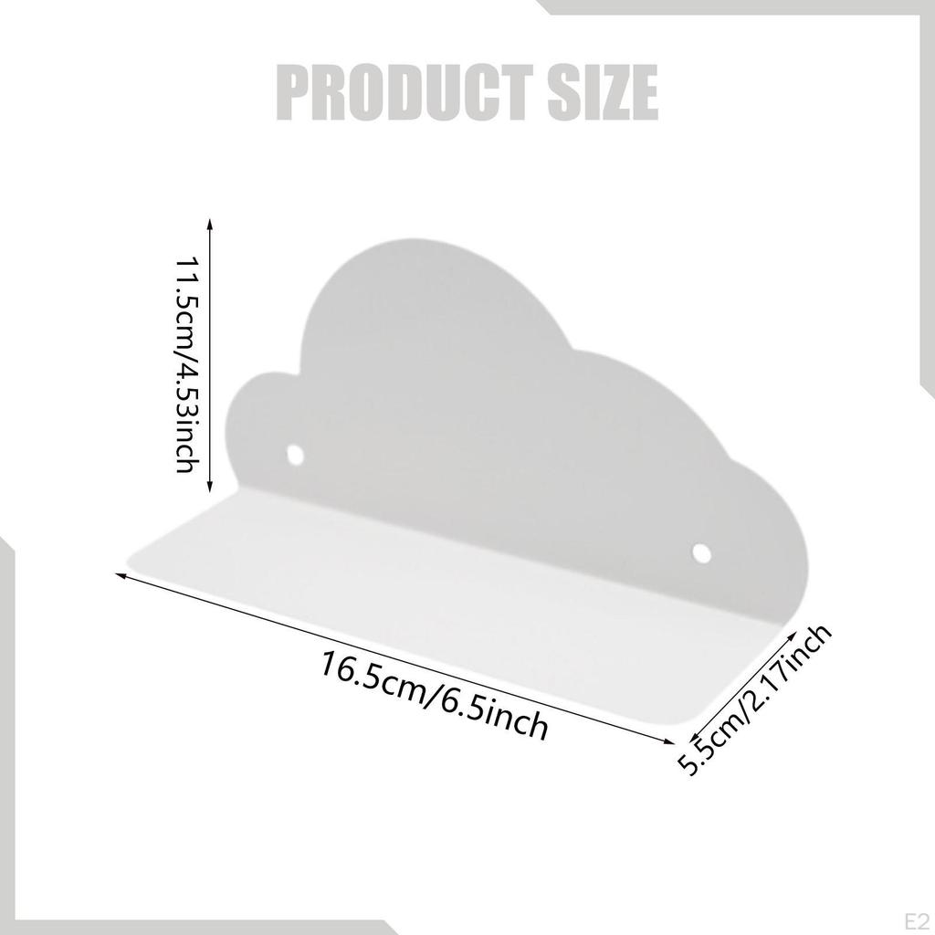 Display Shelf, Boho Shape Organizer, Hanging Bookshelf for Living Room Bedroom