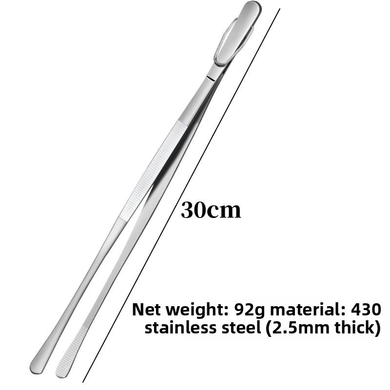 

Stainless Steel Food Tongs 12 Inch Kitchen BBQ Tongs for Cooking, Grilling, and Camping 1pcs