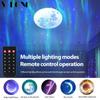LED Polar Light Projection Lamp 3000 mAh For Living Room Bedroom Party Children's Room Starry Night Projection Children's Gift