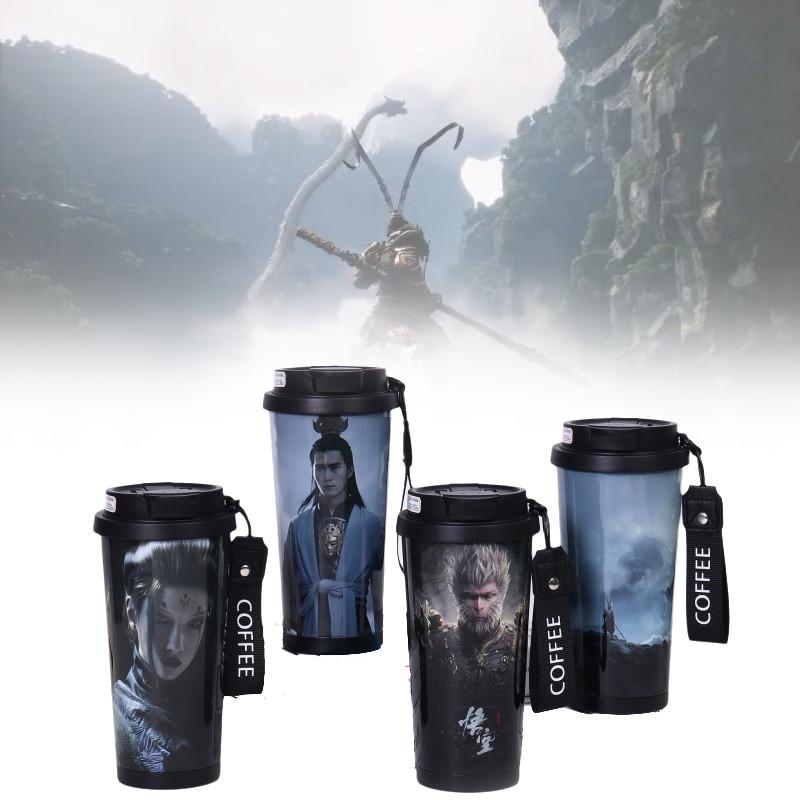 Black Wukong Myth Thermos Cup 304 Stainless Steel Coffee Cup Household Good Gift