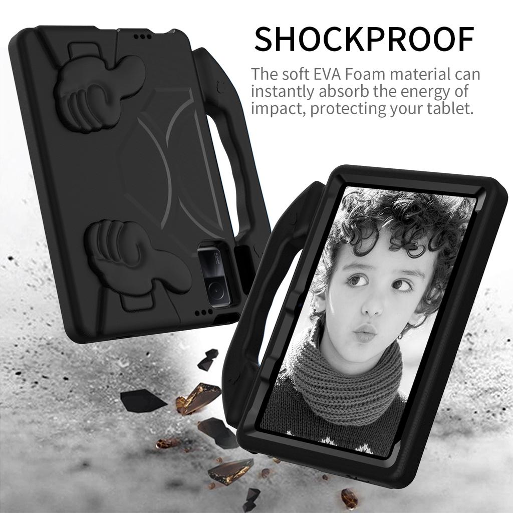 For Xiaomi Redmi Pad/Lenovo Tab M10 Plus (3rd Gen) Tablet EVA Case with Thumb Kickstand