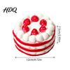 Stress Relief Gift Simulated Cake Squeeze Toy Soft Slow Rising Rainbow Layer Classroom Reward Slice Sensory for Adults Kids
