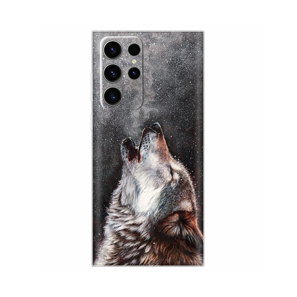 For Samsung S23 Ultra Funda Cute Cartoon Slim Clear Soft TPU Back Phone Cover For Samsung Galaxy S23 Plus S23 S 23 Bumper Cases