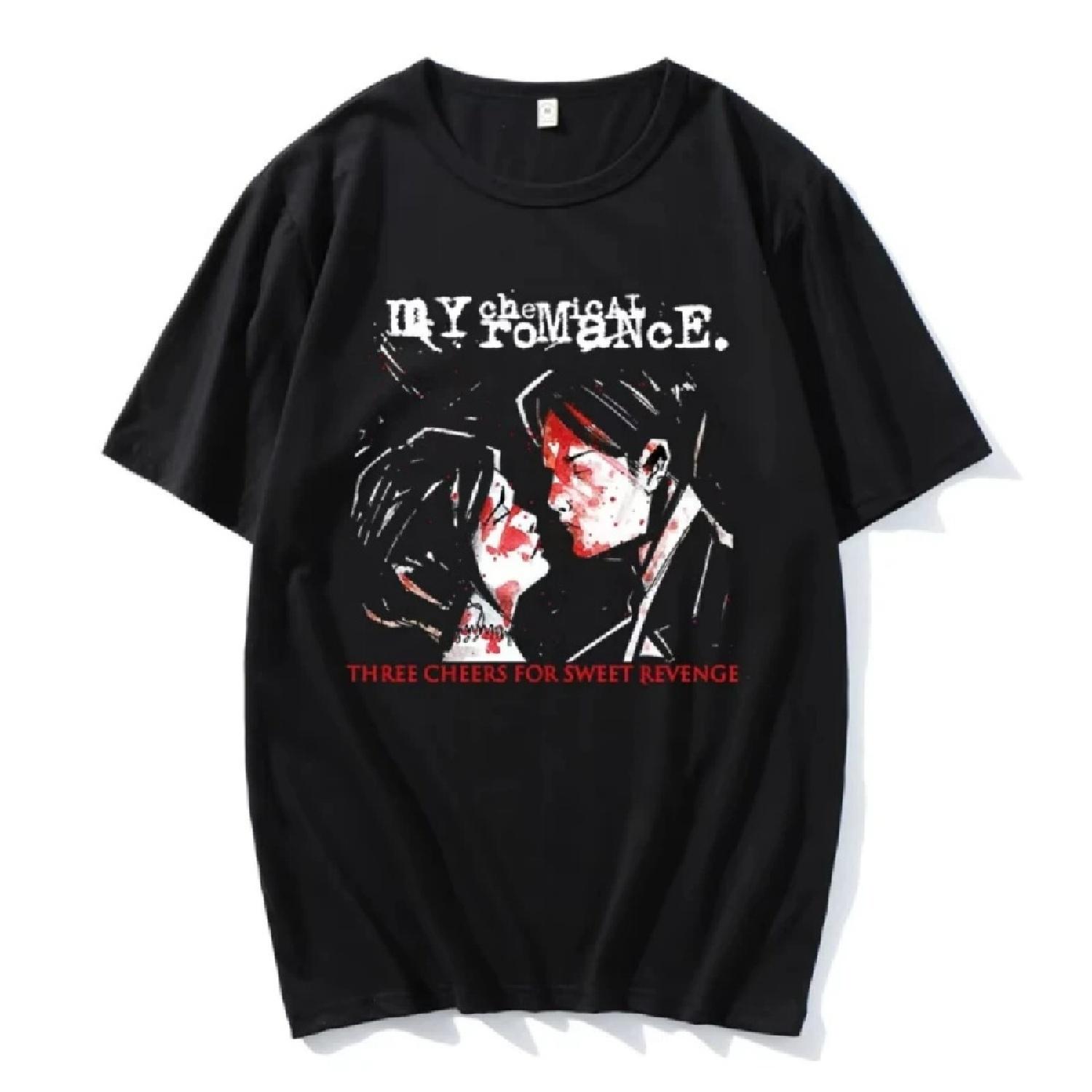 

Горячая Распродажа Парные Футболки My Chemical Romance Mcr Dead Emo Популярный Стиль 100% Хлопок Футболки Мода Смешная Удобная Футболка XXXXXL чёрный