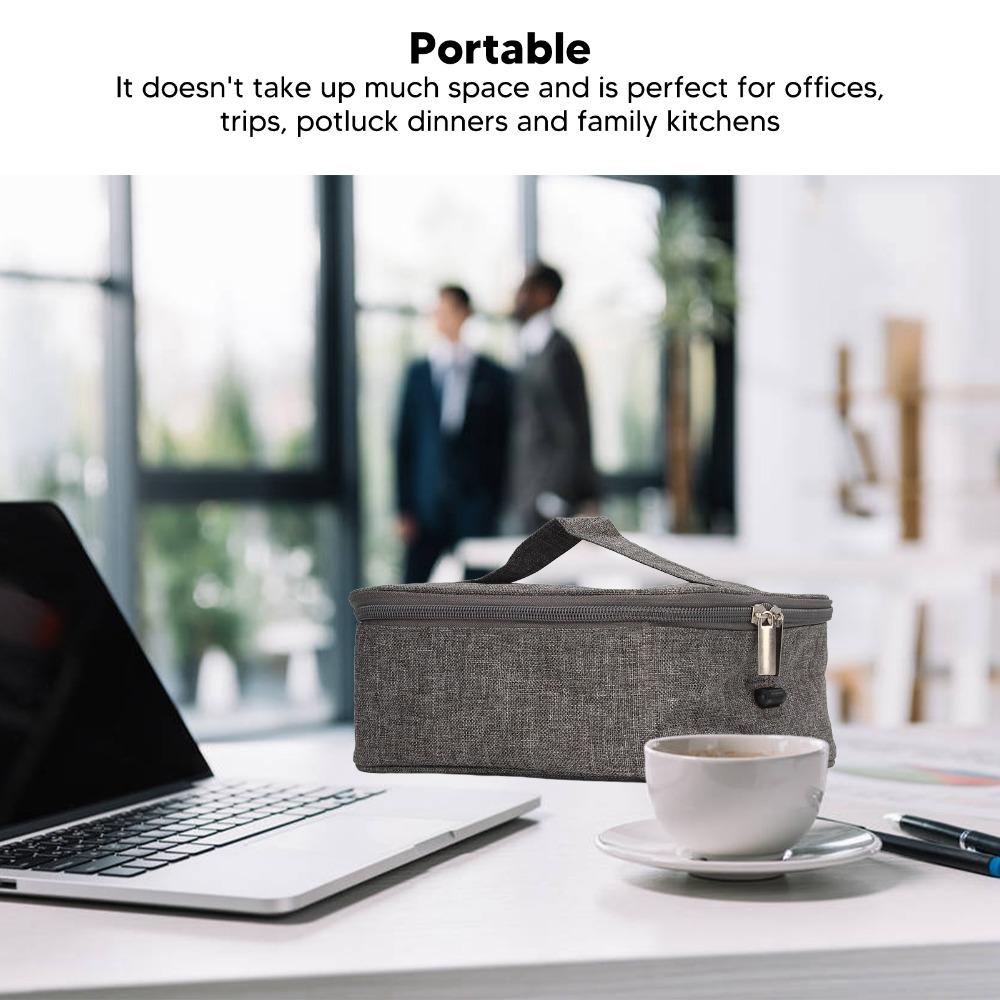 Oxford-Stoff USB-Heizung Brotdose Wasserdicht Speisenwärmer Langlebige beheizte Lunchtasche Reise