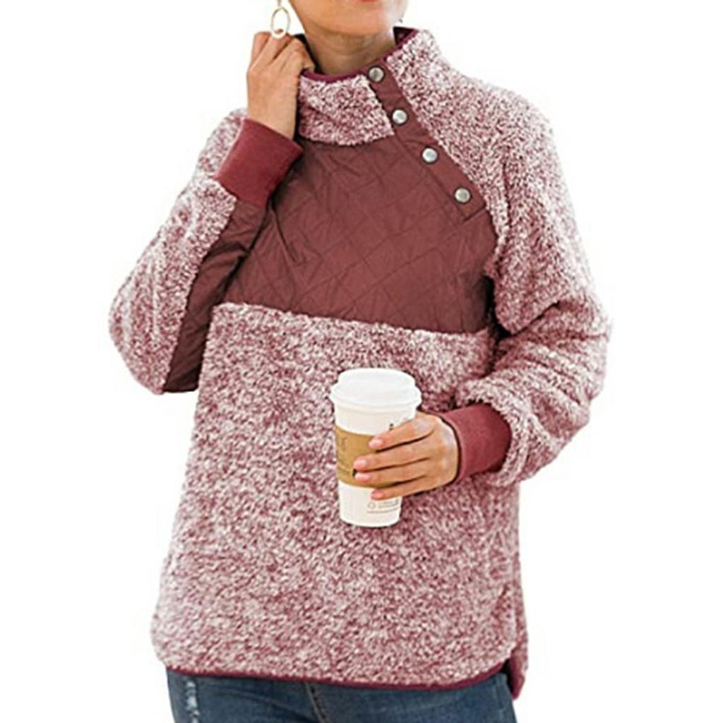 asymmetrical fleece pullover