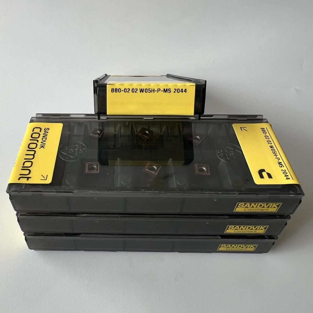Sandvik / 880-0202W05H-P-MS 2044 / Original Swedish Hard Alloy Blade 10 Pcs