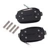 6 Strings Ceramic Magnet Pickup Guitar Replacement Neck and Bridge Set of 2Pcs