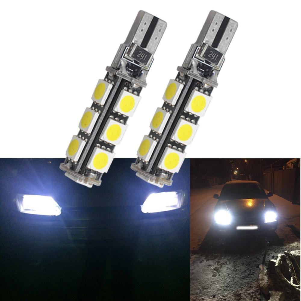 2X T10 W5W 5050 13SMD 9SMD White Interior Lights LED Car Light Wedge Reading Lamp Bulbs Super Bright DC 12V