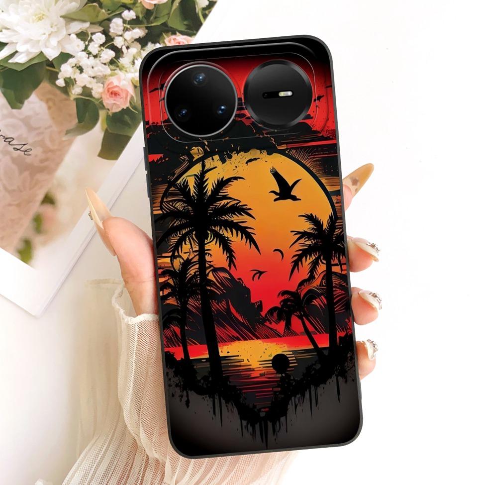 For Huawei Nova 15 Pro Case Cover Cute Luxury Fashion Flowers Cool Painted Silicone Casing For Huawei KLE-AL00U