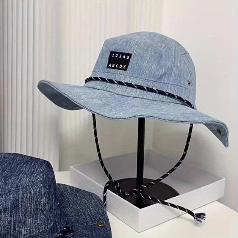 Wide Brim Bucket Hat for Men Women - Summer Breathable Sun Hat for Outdoor Camping, Hiking, Beach, Fishing & Music Festivals