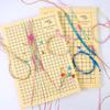 1PC Craft Board For Intricate Knotting & Bracelet Making Four-Sided Tooth Socket Reusable Foam Macrame Board Durable