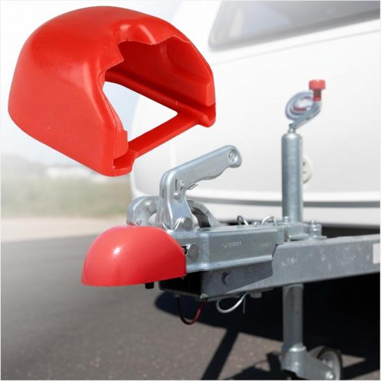 

Trailer Hitch Ball Protective Cover - Durable Plastic Coupler Ball Cap for RV, Truck, & Car Towing Accessories, Fits Standard 50mm Hitch Balls