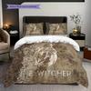 The Witcher Fantasy Adventure Bedding Bedding 1 Duvet Cover 2 Pillowcase Without Core Christmas Birthday Gift Bedding Set