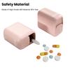 Weekly Pill Organizer 7 Day Travel Pill Case Daily Medicine Box One Time A Day Medication Reminder Portable Pill Box for Fish Oil Supplements