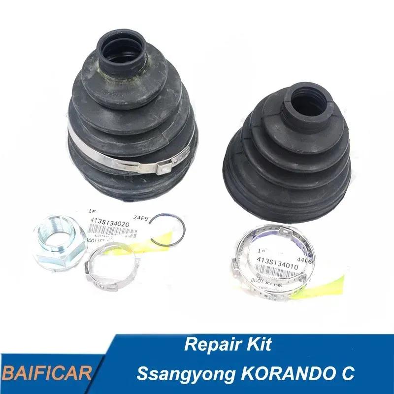 Baificar Brand New Half Driveshaft Inter Outer CV Joint Dust Cover Cap Repair Kit 413ST34010 413ST34020 For Ssangyong KORANDO C