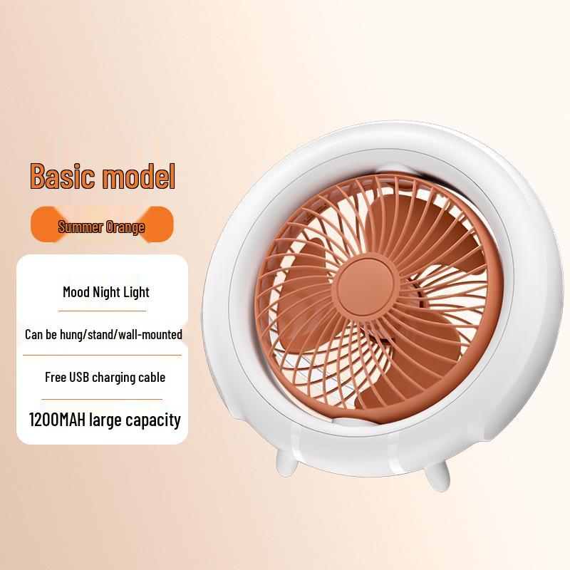 Remote-Control Quiet Oscillating USB Desktop Fan for Home or Office JD-FS888