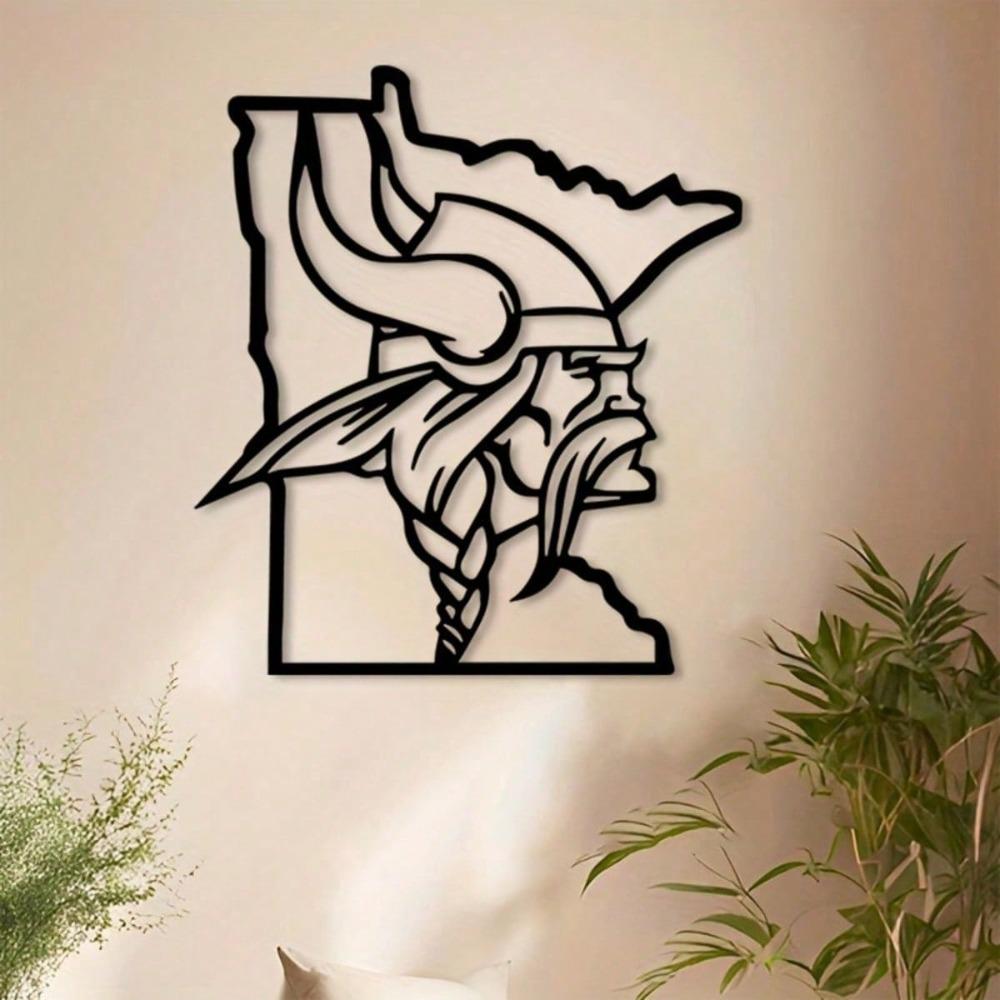 Minnesota Metal Wall Art Sports Fan Sculpture Living Room Decor Gift