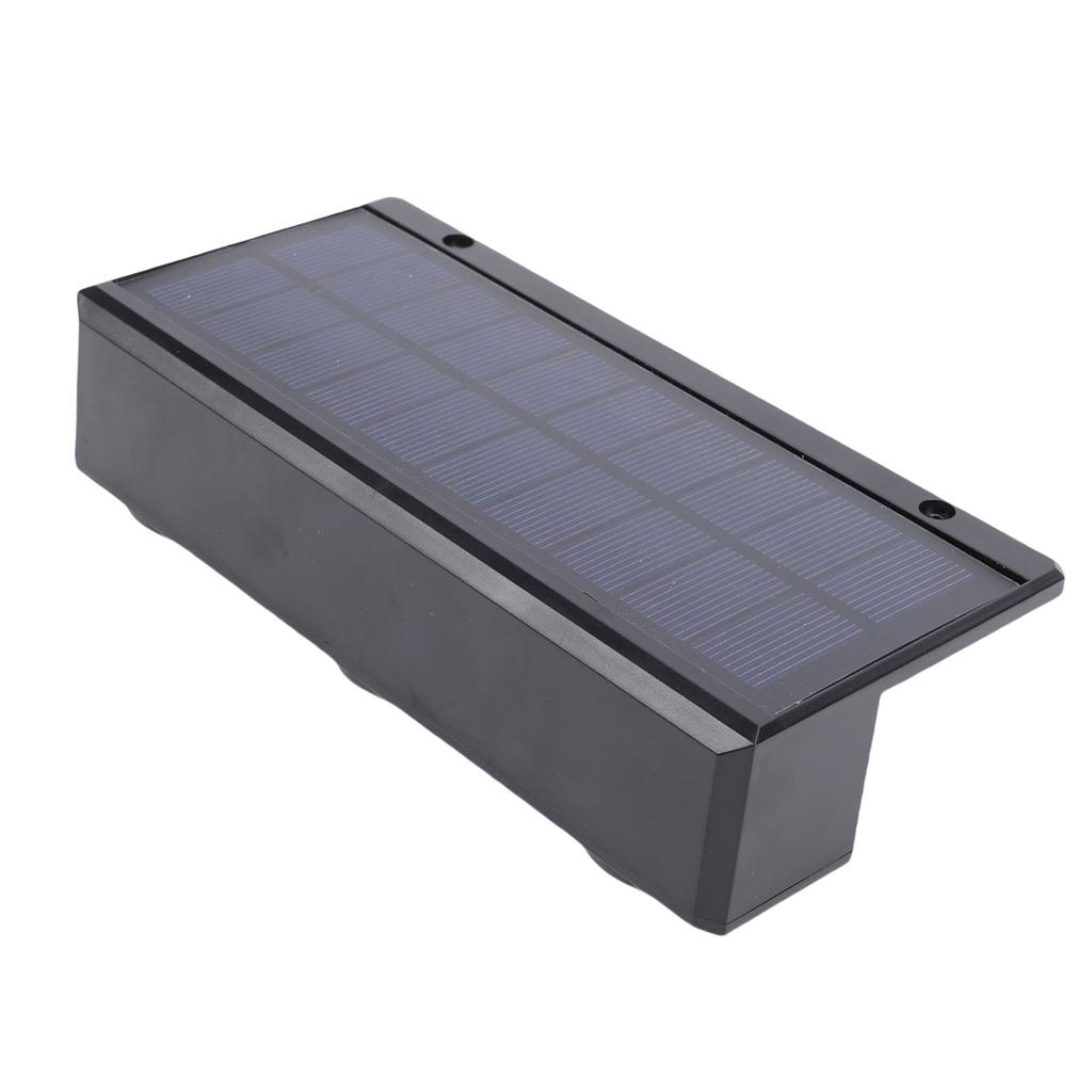 Fence Light 3 LED Lenses Energy Saving Smart Light Control Water Proof Solar Wall Light for Yard Garden Outdoor