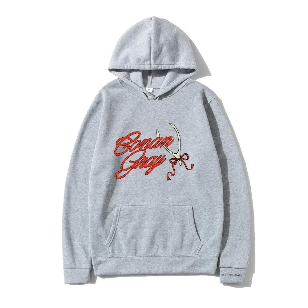

2026 Album Red Ribbon Wishbone Menwomen Hoodies Conan Gray Hoodie Harajuku Winter Clothes Pullover Sweatshirt for Fans Gifts 4XL
