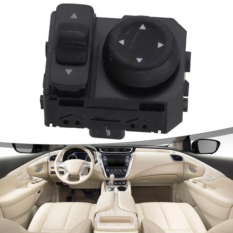 Replacement Control Mirror Switch for Nissan For Rogue 255703TB1A Front Driver Side Fit for Altima Murano Maxima
