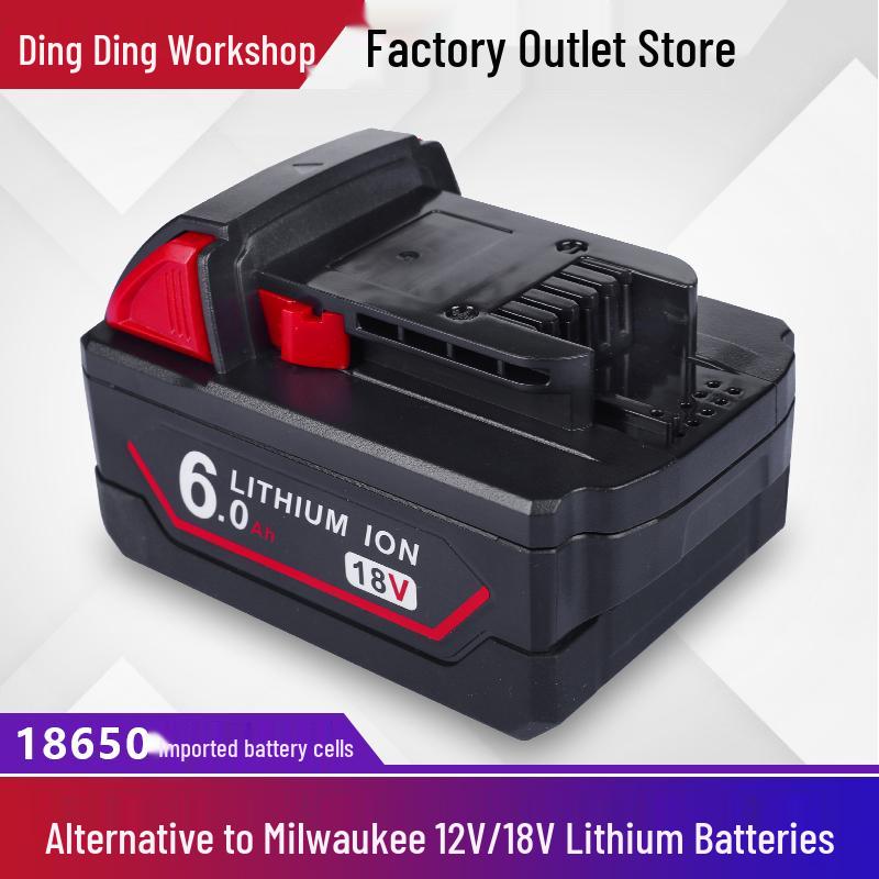 Milwaukee M18 9Ah Battery & Charger Replacement for Power Tools