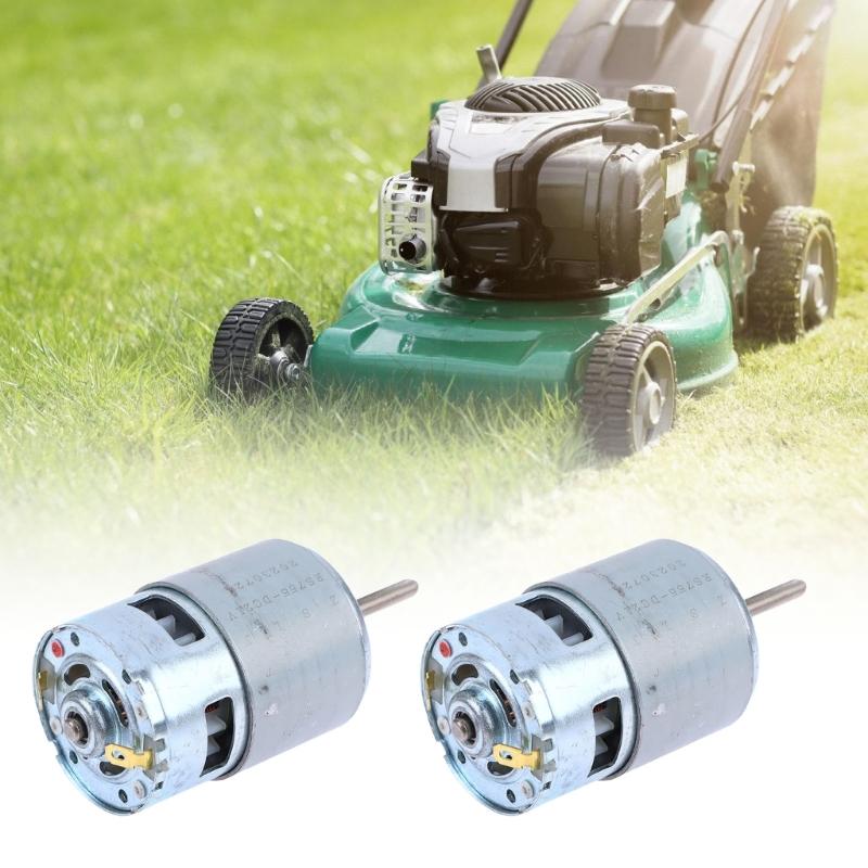 755 Thread Electric Motor 21V Grass Cutter Motor with Long Shaft Power Tool Accessory for Lawn Trimmer Easy to Use