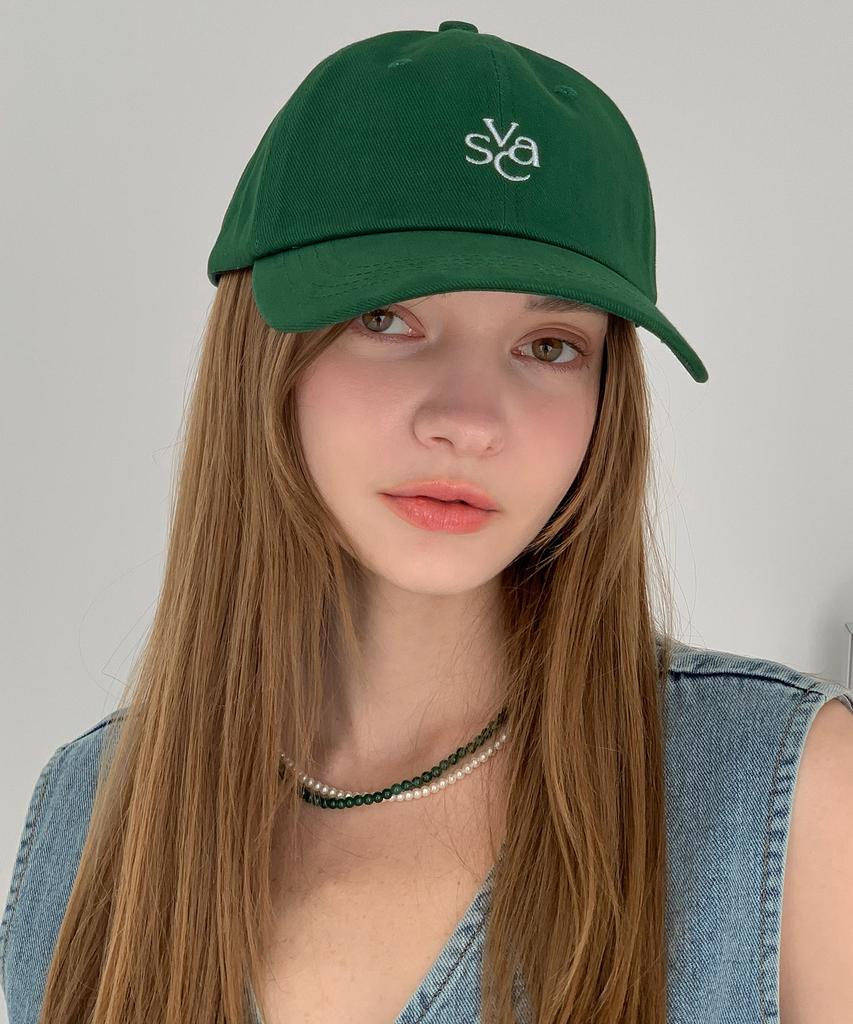 Baseukala Vasc Logo Stitch Embroidered Ball Cap Dark Green