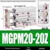 Compact Three-Axis Pneumatic Guided Rod Cylinder 12/16/20/25/32-10/20/40/50/75z