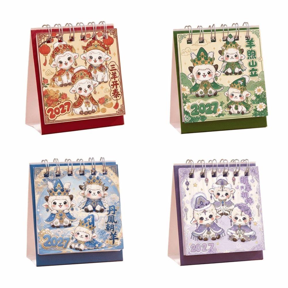 2027 Desktop Calendar Mini Memo Planner Durable Desk Calendar  Tabletop