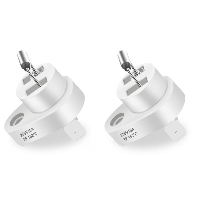 

2Pcs 152°C Thermal Cut Off Fuses Digital Swimming Pool Heater Plug Fuses Thermal Fuses Link Accessories for 005899F 1