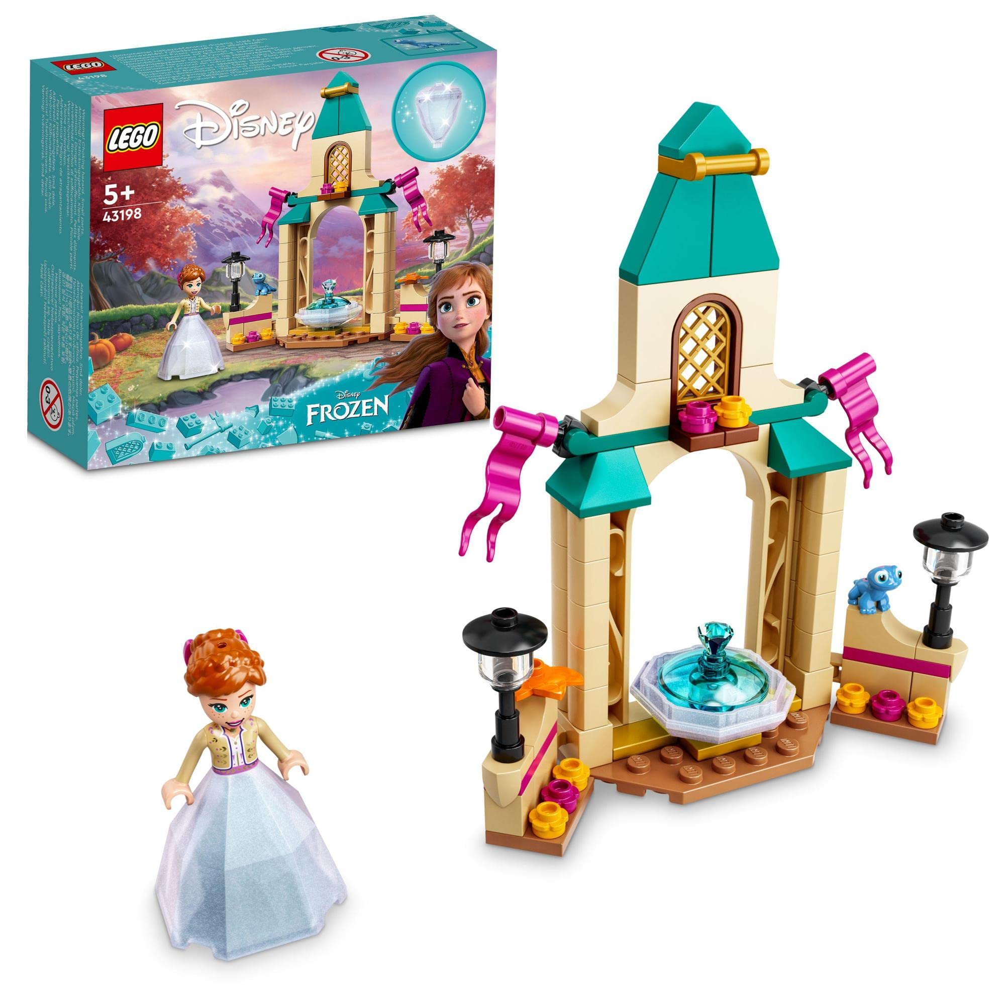 

LEGO Disney Princess Двор замка Анны 43198 Игрушечные блоки Подарок Замок принцессы Для девочек от 5 лет