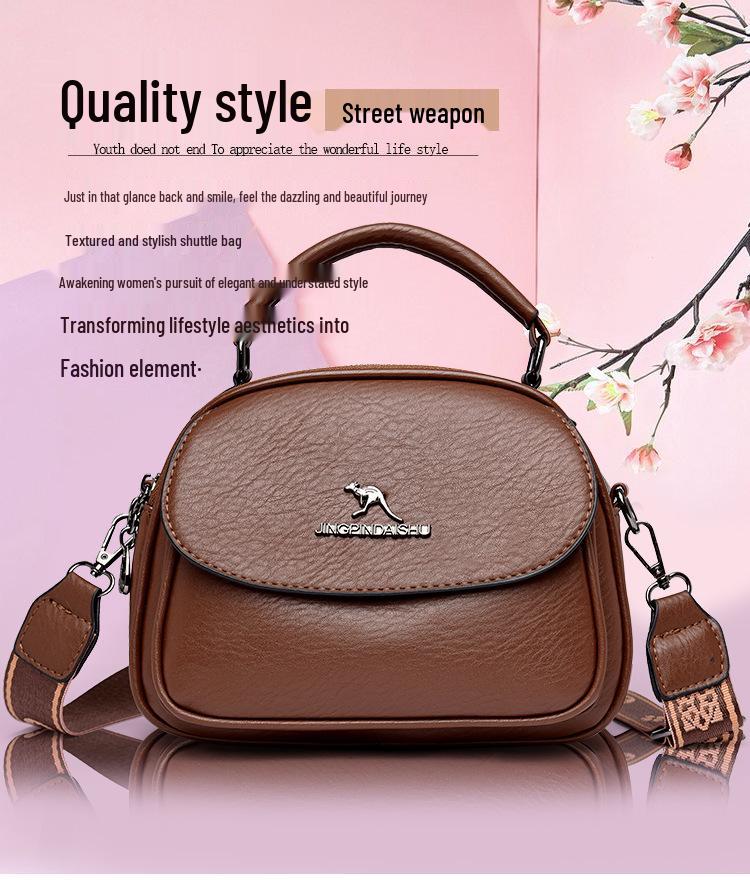 2025 Women's Fashion Crossbody Handbag: Stylish Shoulder Bag for Sophisticated Ladies and Mothers