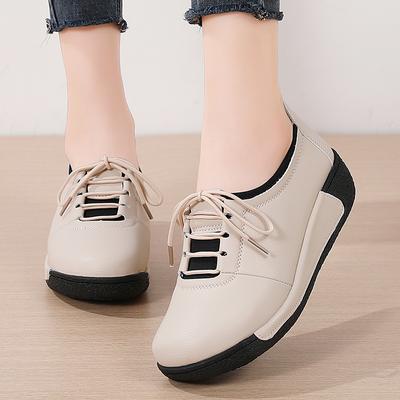 Pantofi casual pentru femei din piele vărsată, pantofi de designer cu platformă plată, pentru femei, pantofi cu pană, mocasini pentru femei