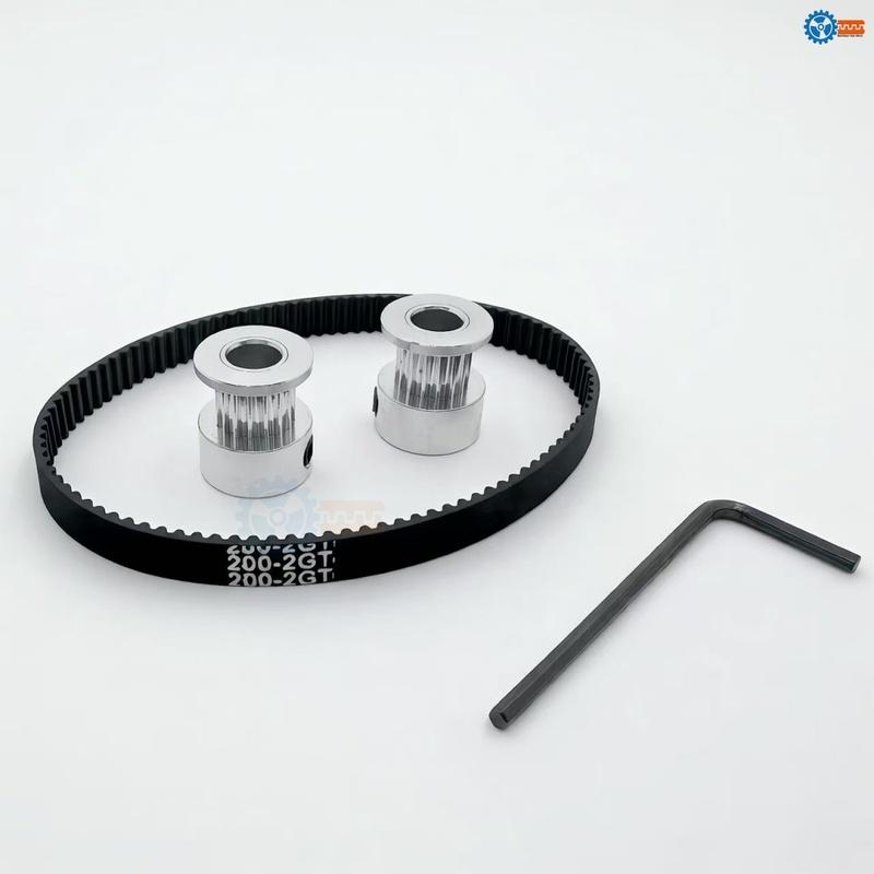 2GT GT2 Zamanlama Kasnağı 20/22/24/25/30 Diş K Tipi Delik 3-12mm Genişlik 6/9/10/15mm Senkron Zamanlama Kasnağı