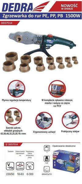 1500W Pipe Welding Machine Accessories Case - Ded7514