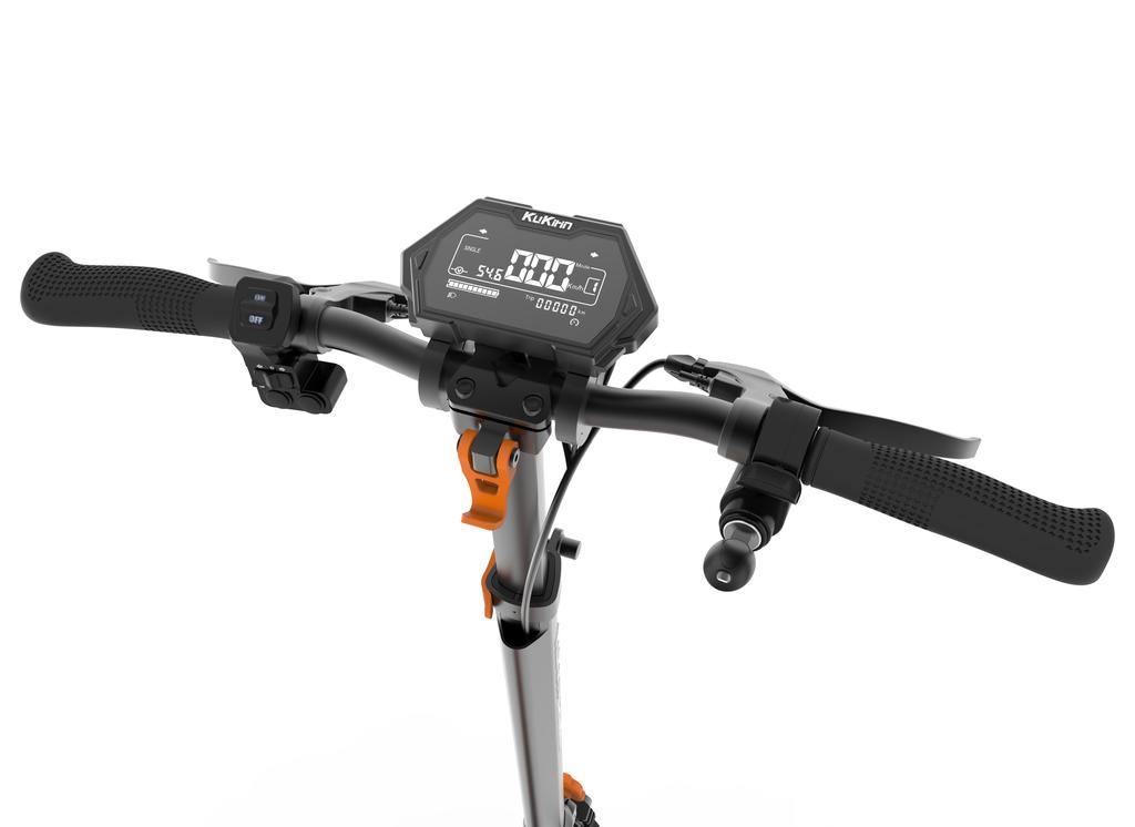 KuKirin Elektrická koloběžka G2 MAX 1000W, 48V 20,8Ah baterie, dojezd 80 km, 10" terénní pneumatiky, dvojité kotoučové brzdy, skládací design