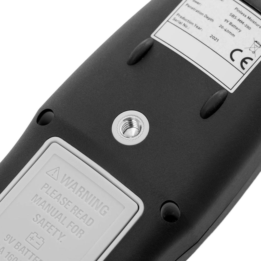 Moisture Meter, Non-invasive Moisture Meter for Wood and Bricks, LCD 0100 with a Case