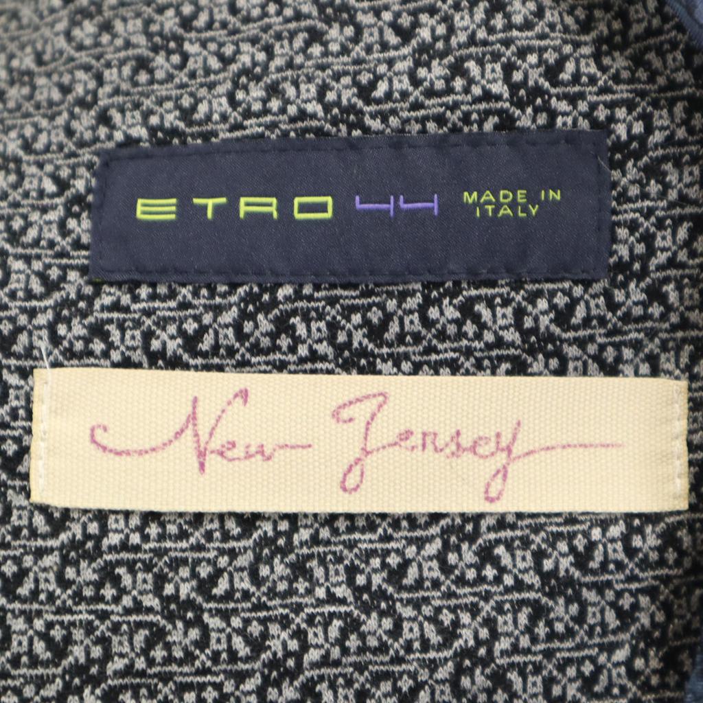 ETRO made in Italy tailored jacket 44 black Ancon Men's Used